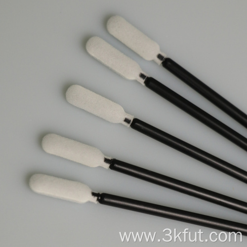 Factory Cleanroom Open-Cell Foam Swab with Black Handle